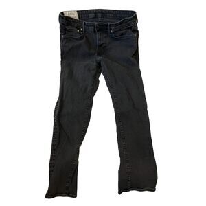 H&M Straight Black Jeans Mens 34x32